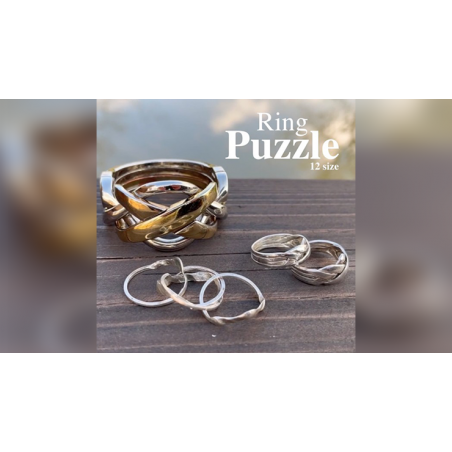 Puzzle Ring Size 12 (Gimmick and Online Instructions) - Trick wwww.magiedirecte.com