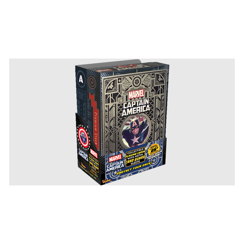 Marvel Captain America Playing Cards (Plus Card Guard) wwww.magiedirecte.com