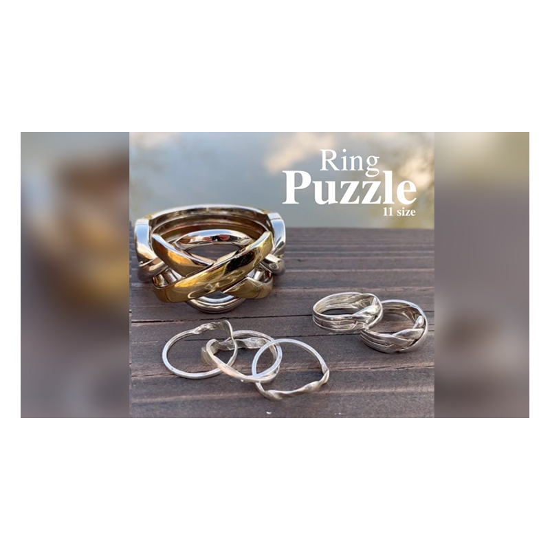 Puzzle Ring Size 11 (Gimmick and Online Instructions) - Trick wwww.magiedirecte.com