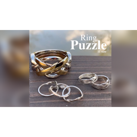 Puzzle Ring Size 11 (Gimmick and Online Instructions) - Trick wwww.magiedirecte.com