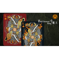 Bull Demon King Craft (Confusion Red) Playing Cards wwww.magiedirecte.com