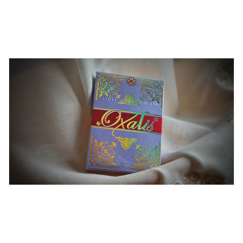 Oxalis V3 Purple Holo Special Edition Playing Cards wwww.magiedirecte.com