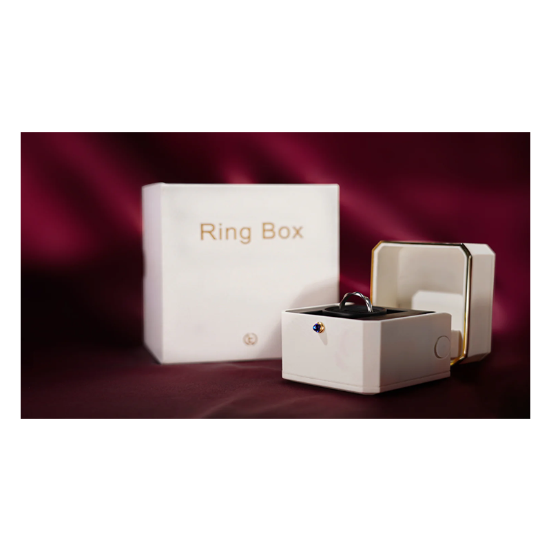 Magic Ring Box (White) by TCC - Trick wwww.magiedirecte.com