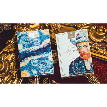 Van Gogh Self-Portrait (Borderless) Playing Cards wwww.magiedirecte.com