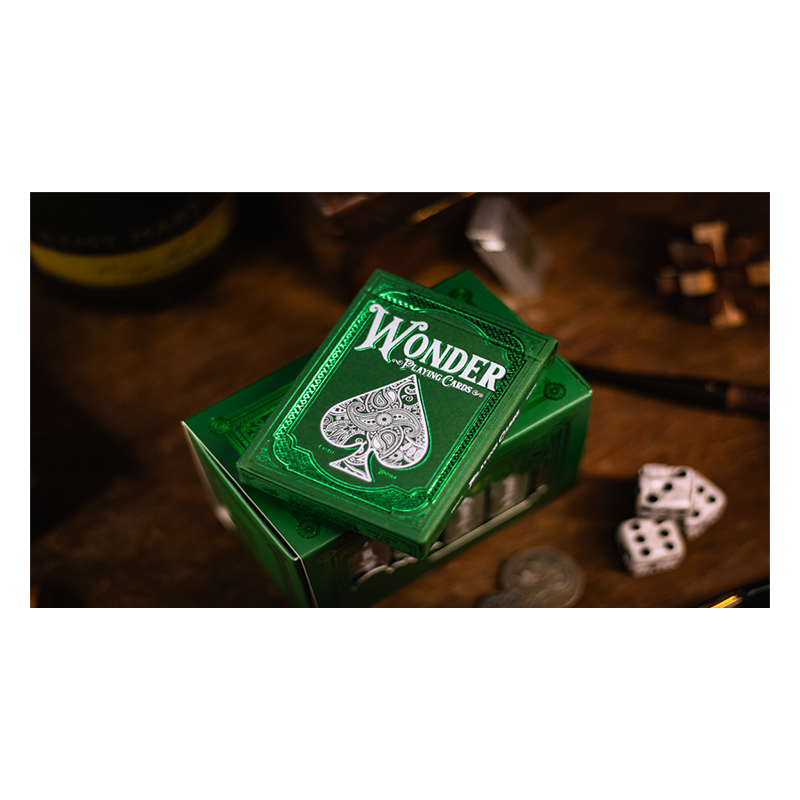 Emerald Wonder Playing Cards wwww.magiedirecte.com