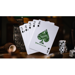 Emerald Wonder Playing Cards wwww.magiedirecte.com