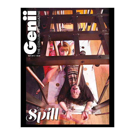 Genii Magazine "Steve Spill" May 2015 - Book wwww.magiedirecte.com
