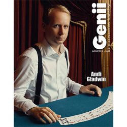 Genii Magazine "Andi Gladwin" August 2015 - Book wwww.magiedirecte.com