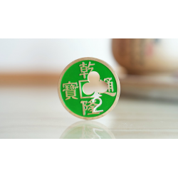 Chinese Coin with Prediction (Green 2C) - Trick wwww.magiedirecte.com