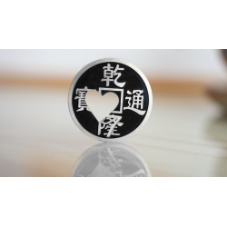 Chinese Coin with Prediction (Black 7H) by N2G wwww.magiedirecte.com