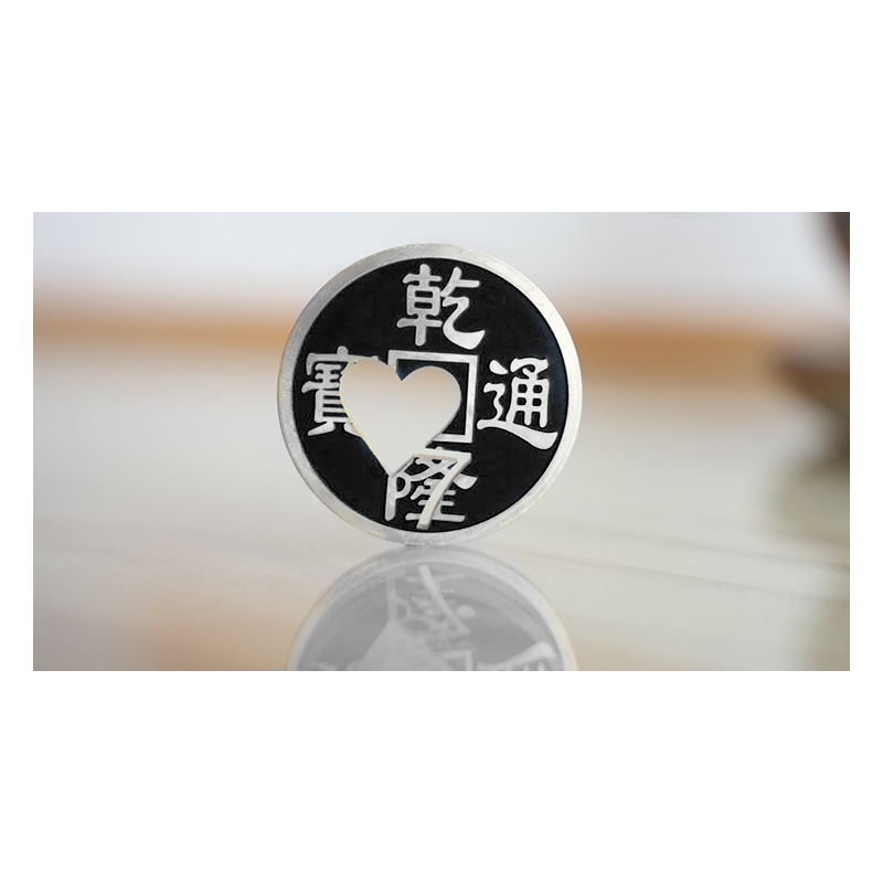 Chinese Coin with Prediction (Black 7H) by N2G wwww.magiedirecte.com