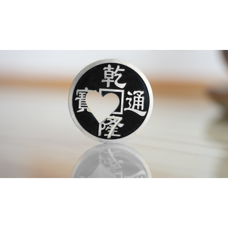 Chinese Coin with Prediction (Black 7H) by N2G wwww.magiedirecte.com