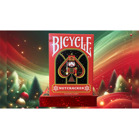 Bicycle Nutcracker (Red Gilded) wwww.magiedirecte.com