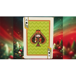 Bicycle Nutcracker (Red Gilded) Playing Cards wwww.magiedirecte.com