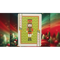 Bicycle Nutcracker (Red Gilded) Playing Cards wwww.magiedirecte.com