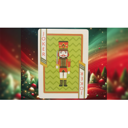 Bicycle Nutcracker (Green Gilded) Playing Cards wwww.magiedirecte.com