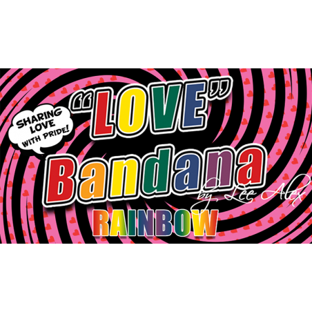 Love Bandana - Rainbow by Lee Alex wwww.magiedirecte.com