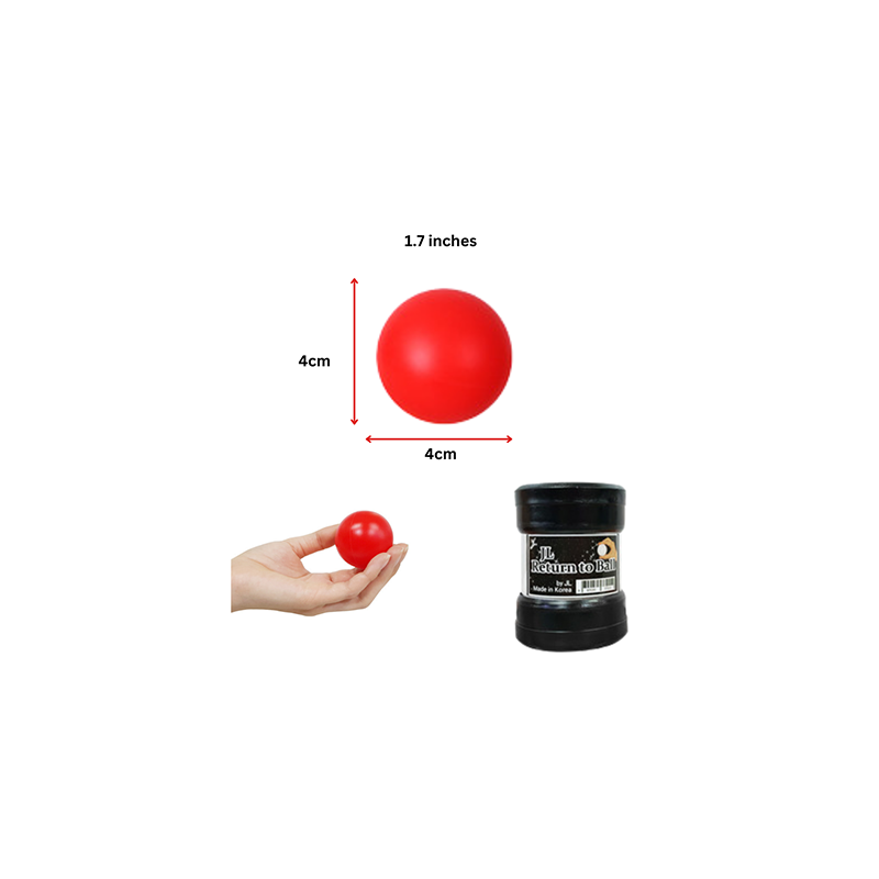 Return Ball (Red, 1.7") by JL Magic wwww.magiedirecte.com