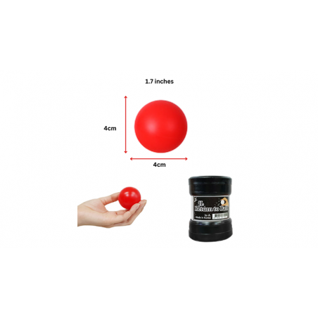 Return Ball (Red, 1.7") by JL Magic wwww.magiedirecte.com