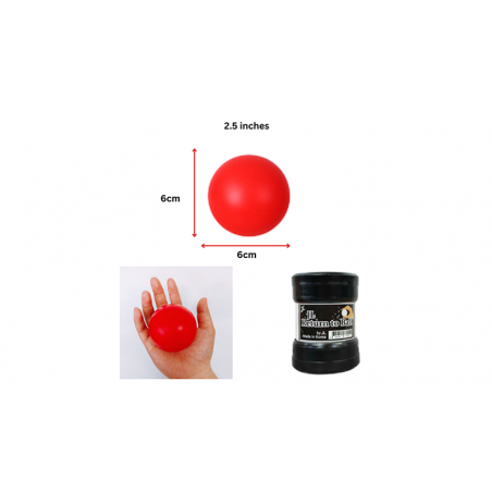 Return Ball (Red, 2.5") - JL Magic wwww.magiedirecte.com