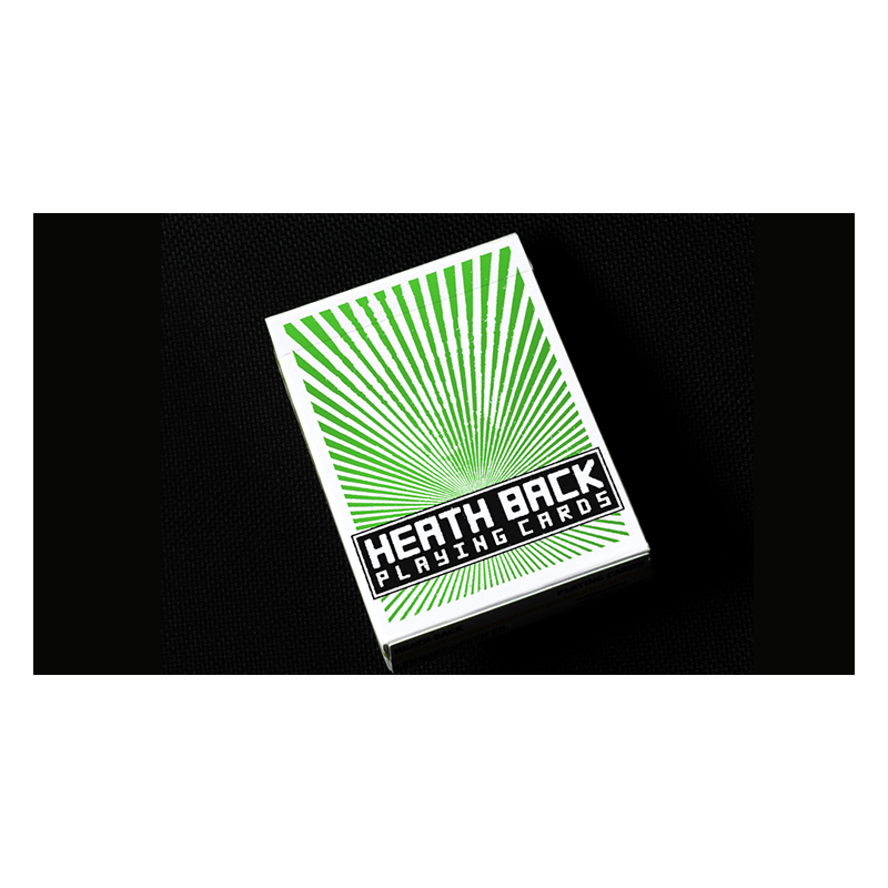 HEATH BACK PLAYING CARDS - LENNART GREEN EDITION Playing Cards wwww.magiedirecte.com