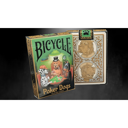 Bicycle Poker Dogs V2  Playing Cards wwww.magiedirecte.com