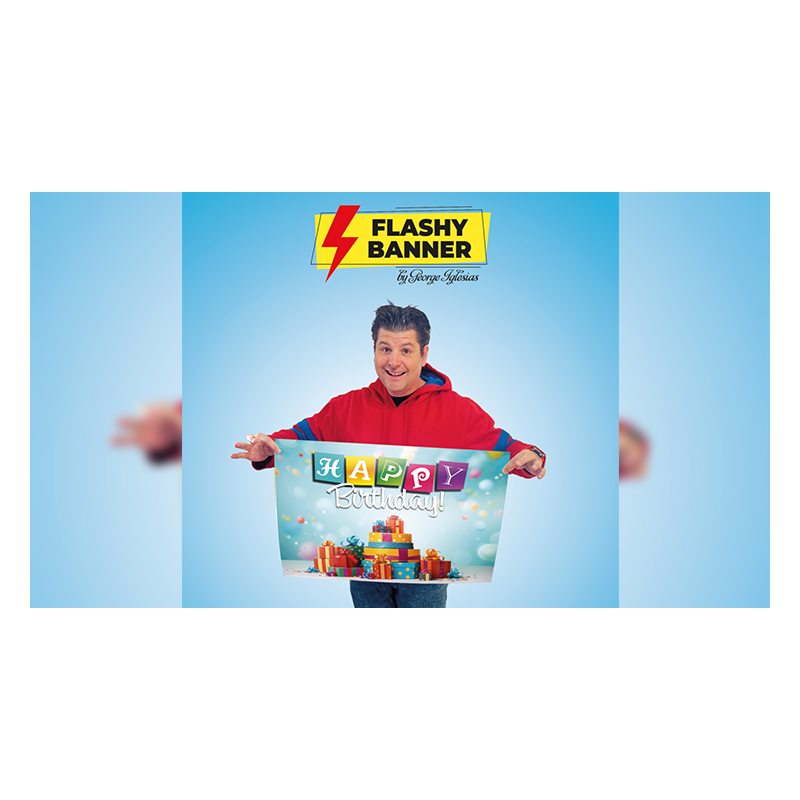 FLASHY BANNER (HAPPY BIRTHDAY) - George Iglesias & Twister Magic wwww.magiedirecte.com