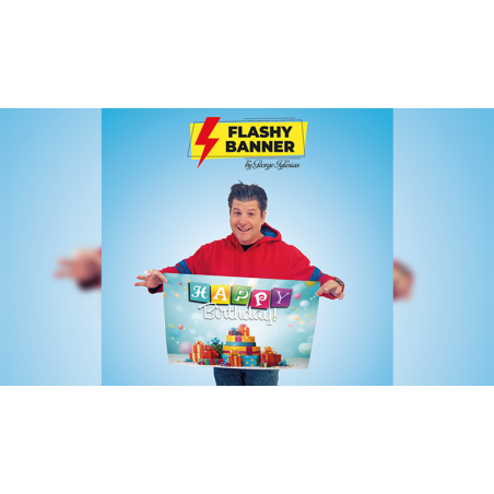 FLASHY BANNER (HAPPY BIRTHDAY) - George Iglesias & Twister Magic wwww.magiedirecte.com