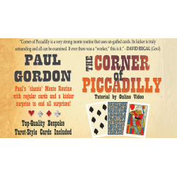 The Corner of Piccadilly (Tarot Size plus online instruction) by Paul Gordon - Trick wwww.magiedirecte.com