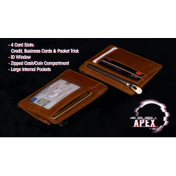 Apex Wallet Brown (MK2) by Thomas Sealey - Trick wwww.magiedirecte.com