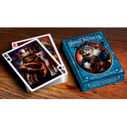 The Animal Instincts Poker and Oracle (Minstrel) Playing Cards wwww.magiedirecte.com