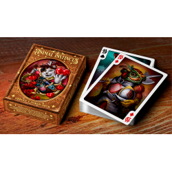 The Animal Instincts Poker and Oracle (Wizard) Playing Cards wwww.magiedirecte.com