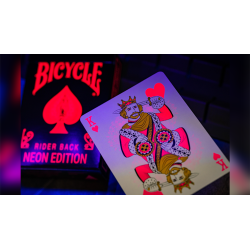 Bicycle Star-Fire Pink Neon Playing Cards wwww.magiedirecte.com