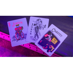 Bicycle Star-Fire Pink Neon Playing Cards wwww.magiedirecte.com