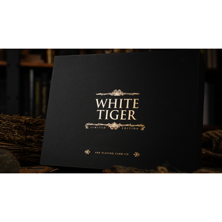 White Tiger Black Gold Box Set - Ark Playing Cards wwww.magiedirecte.com