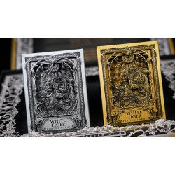 White Tiger Black Gold Box Set - Ark Playing Cards wwww.magiedirecte.com