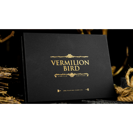 Vermilion Bird Black Gold Box Set by Ark Playing Cards wwww.magiedirecte.com