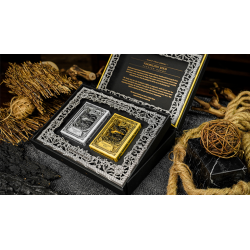 Vermilion Bird Black Gold Box Set - Ark Playing Cards wwww.magiedirecte.com