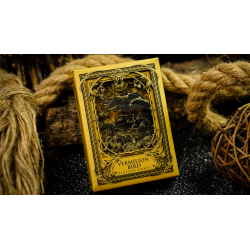 Vermilion Bird Black Gold Box Set - Ark Playing Cards wwww.magiedirecte.com