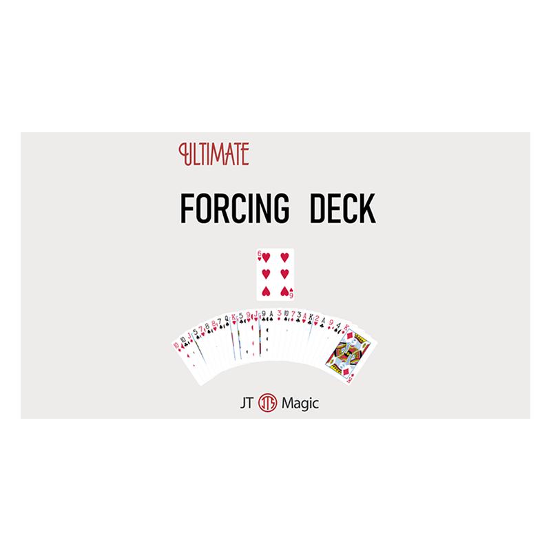 Ultimate Forcing Deck (Red) by JT wwww.magiedirecte.com