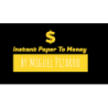 Instant Paper to Money (Dollar) by Miguel Pizarro wwww.magiedirecte.com