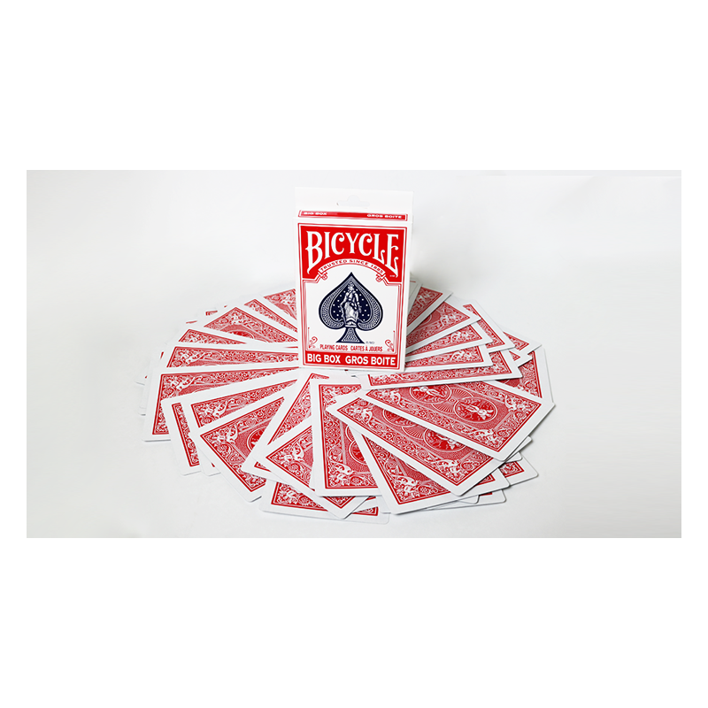 Bicycle Jumbo ESP 50 Cards Red (10 of each Square, Wavy Lines, Star, Circle and Cross) by Murphy's Magic wwww.magiedirecte.com