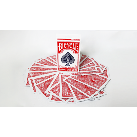 Bicycle Jumbo ESP 50 Cards Red (10 of each Square, Wavy Lines, Star, Circle and Cross) by Murphy's Magic wwww.magiedirecte.com