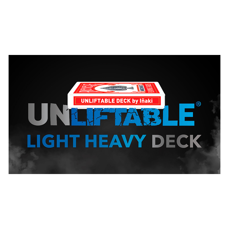 Unliftable - Light Heavy Deck by Iaaki and Javier Franco (Red) wwww.magiedirecte.com