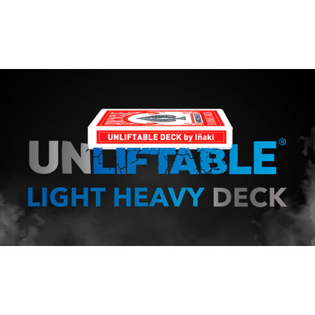 Unliftable - Light Heavy Deck by IÃ±aki and Javier Franco (Blue) wwww.magiedirecte.com