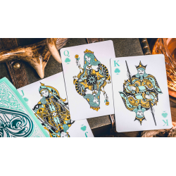 Sanctuary (Cyan) Playing Cards wwww.magiedirecte.com