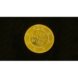 18K Gold Plated Magic Wishing Coin - Alan Wong wwww.magiedirecte.com