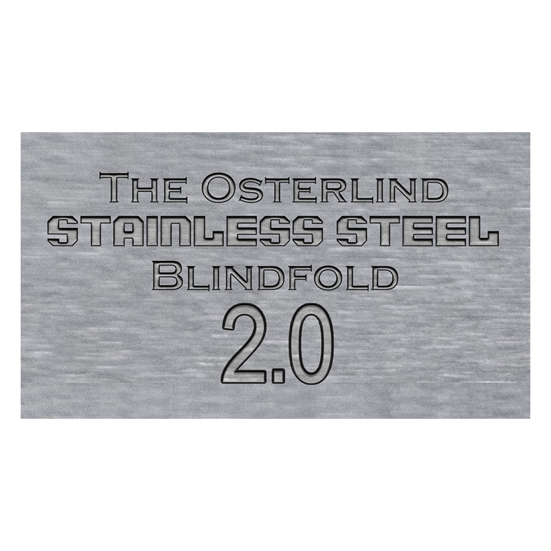 Stainless Steel Blindfold 2.0 by Richard Osterlind wwww.magiedirecte.com