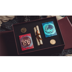 Atlantis (Water and Fire) Limited Gilded 2 Decks Set Playing Cards wwww.magiedirecte.com