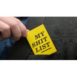 My Sh*t List by Diamond Jim Tyler wwww.magiedirecte.com